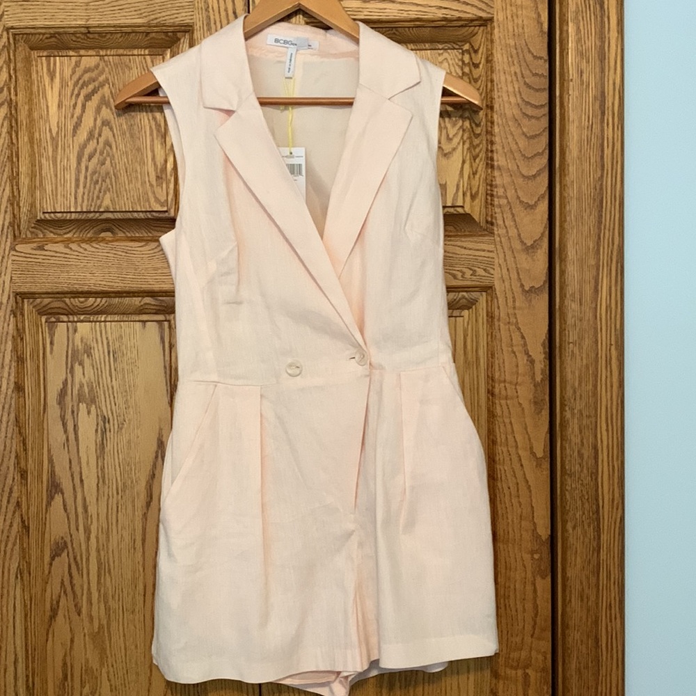 BCBGeneration Light Pink Romper